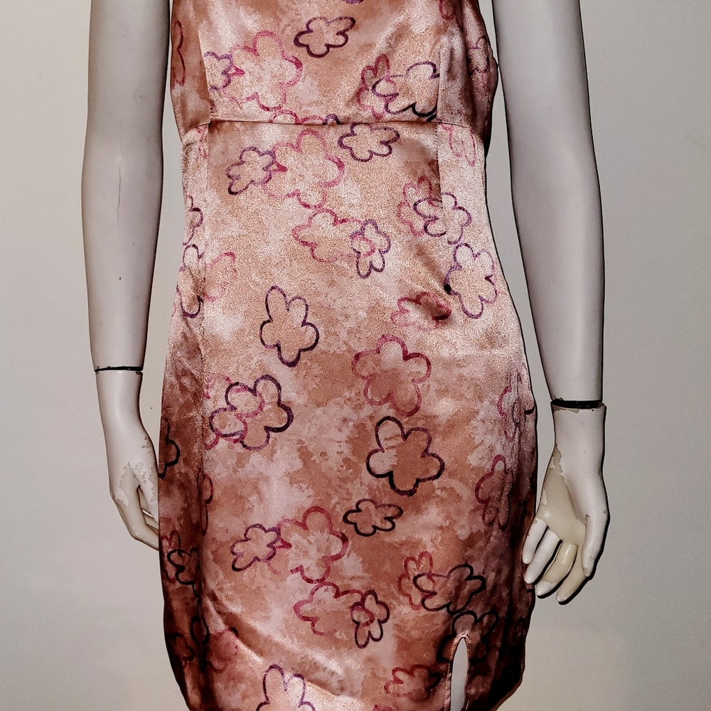 NWT MEDIUM WILD FABLE SLEEVELESS SATIN CHINESE UNIQUE DRESS other sizes - Picture 3 of 16
